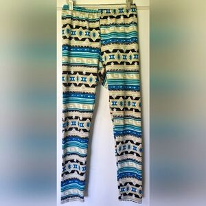 Western Aztec Leggings 🐎💙🤠